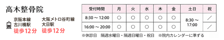 高木整骨院